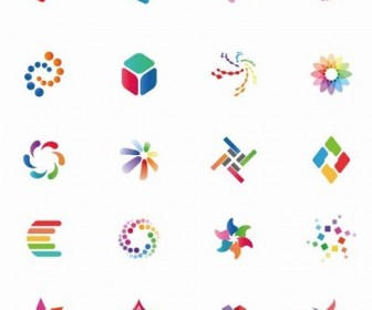 Colorful Vector Icon Set