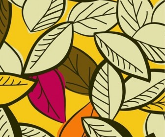 Leaves Background Vector