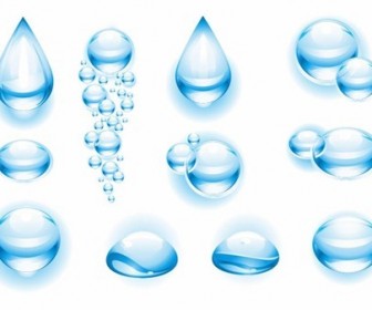 Vector Water Drops