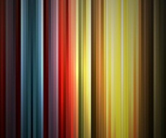 Abstract Rainbow Colors on Black Background Vector Graphic