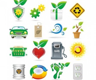 Green Theme Vector Icons