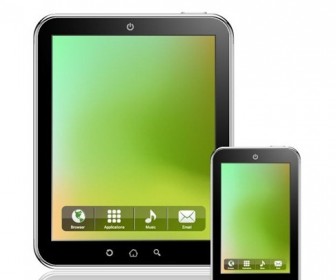 Tablet PC Vector