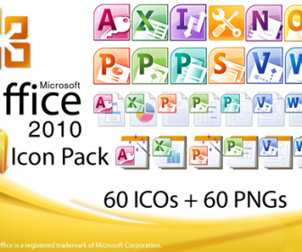 Microsoft Office 2010 Icon Pack