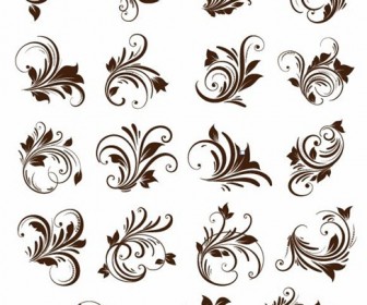 Floral Ornament Element Vector Graphics