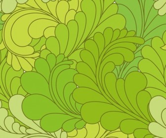 Seamless Ornate Floral Pattern Vector Background