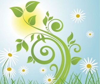 Spring Tree Vector Illustration