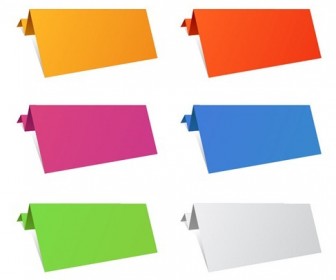 Colorful Origami Paper Sheets