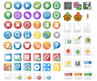 Vector Icon Set for Web Design