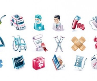 Health and Medical Vector Icon Set