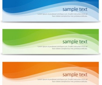 Abstract Banners Set Vector Illustration