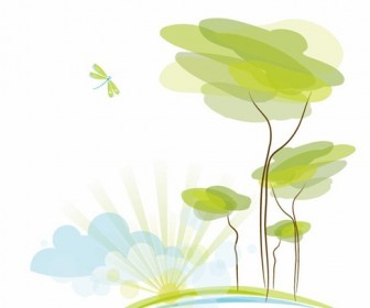 Abstract Nature Background Vector Illustration