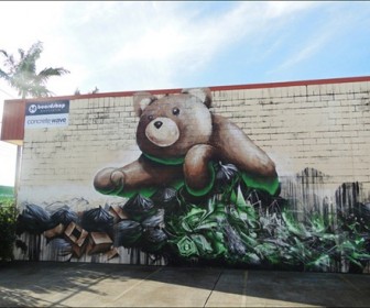 Street Wall Art form Fintan Magee