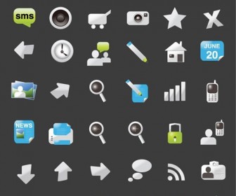 Website Element Icons for Web Design