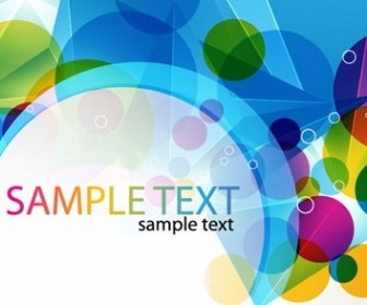 Abstract Colorful Design Vector Artwork