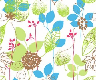 Seamless Floral Design Vector Background