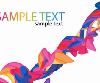 Abstract Colorful Design Vector Background Artwork