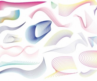 20 Lines Swirls and Patterns Vector Graphic