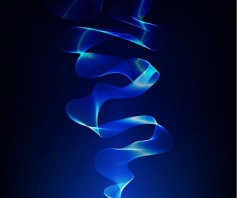 Abstract Smoke Blue Vector Background