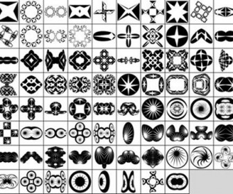 Photoshop Shapes Mixed Set