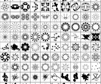 Photoshop Shapes Mixed Set