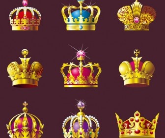 Crown Vector Set