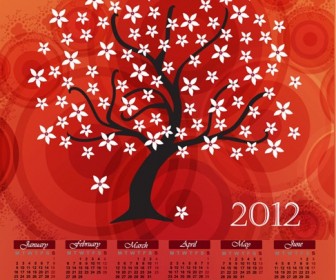 2012 Calendar Design Vector