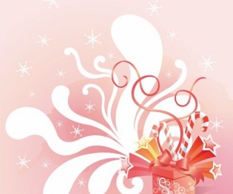 Vector Gift Box Celebration Background