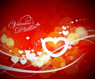 Abstract Valentine's Day Vector Graphic