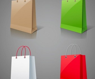 Shopping Bags Vector Graphic
