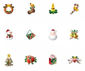 Vector Set of Christmas Icons
