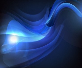 Abstract Blue Waves Vector Background