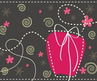 Gift Box Christmas Cute Illustration