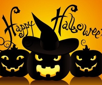 Halloween Vector Illustration Background