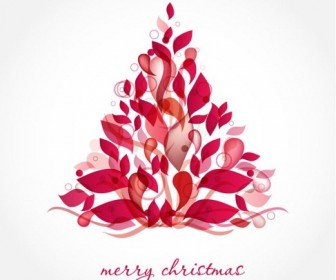 Abstract Design Christmas Tree Vector Art