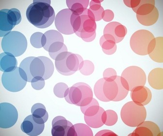 Abstract Circular Background Vector Graphic
