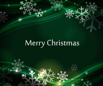 Snowflakes Christmas Background Vector