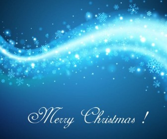 Winter Background With Snowflakes