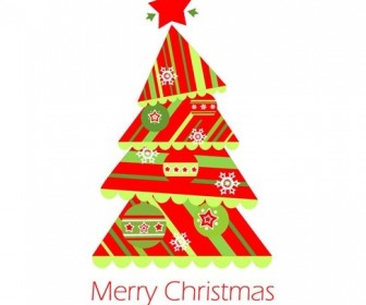 Christmas Tree Vector Illustration 1