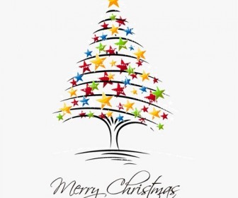 Christmas Tree Vector Illustration 2