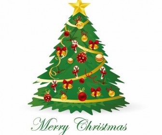 Christmas Tree Vector Illustration 3