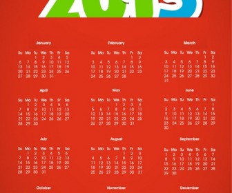Calendar 2013 Vector