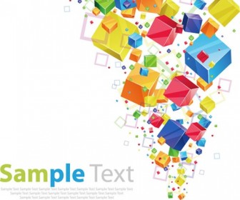 Free Cube Design Background