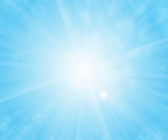 Free Sun on Blue Sky Vector Background