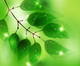 Free Abstract Natural Design Vector Illustration