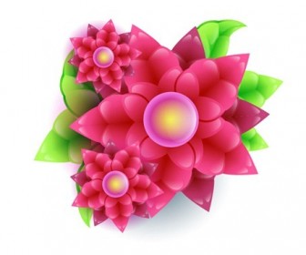 Free Abstract Vector Flower