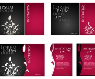 Wedding Invitation Template Vector Graphic