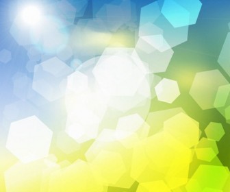 Free Abstract Blue Green Light Vector Background