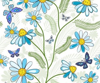 Free Seamless Flower Background