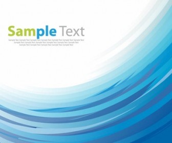 Blue Curves Vector Background