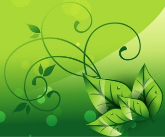 Elegant Nature Background Vector Graphic
